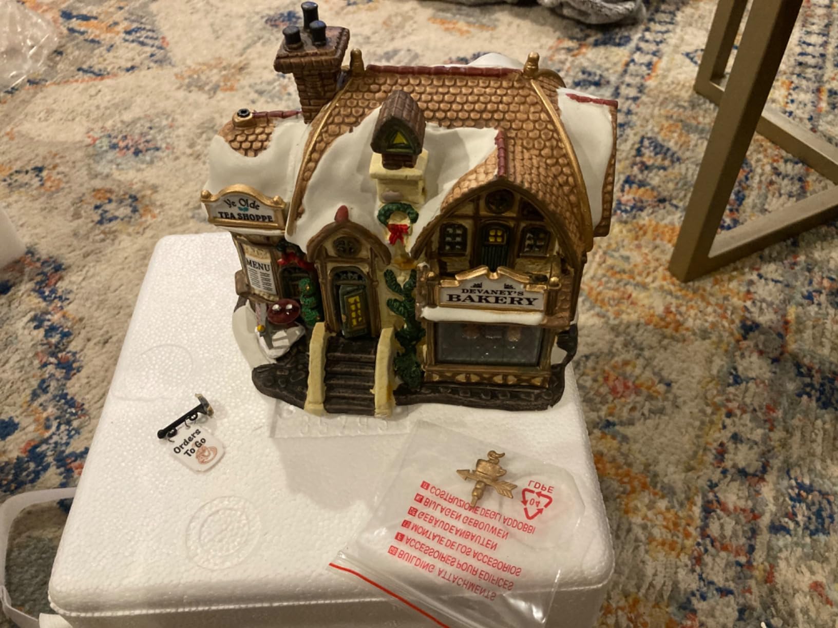 Lemax Christmas Village Devaneys Bakery Battery Operated Led - 35793 customer photo 2