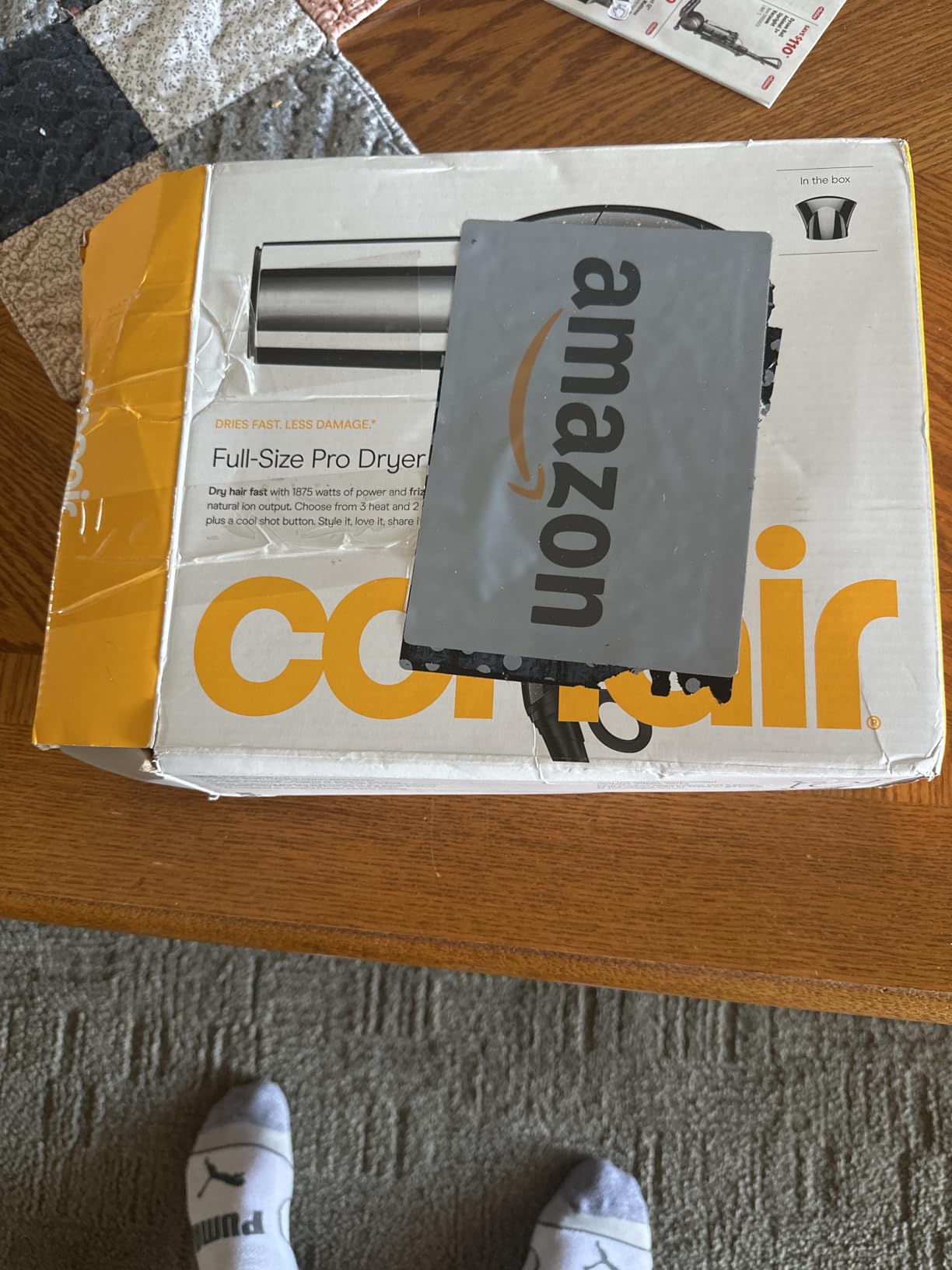 Conair Ionic Hair Dryer with Concentrator Attachment, 1875W, Full Size customer photo 1