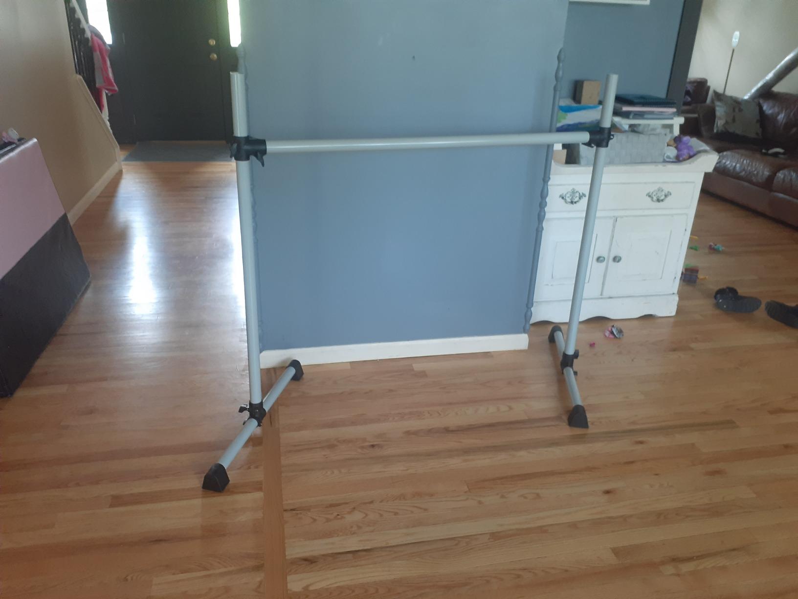 VITA Barre Portable Freestanding Double Ballet Barre, Prodigy, Aluminum | Adjustable Height, USA Made, Home or Gym Exercise Equipment for Kids & Adults | Dance, Fitness, Pilates customer photo 1