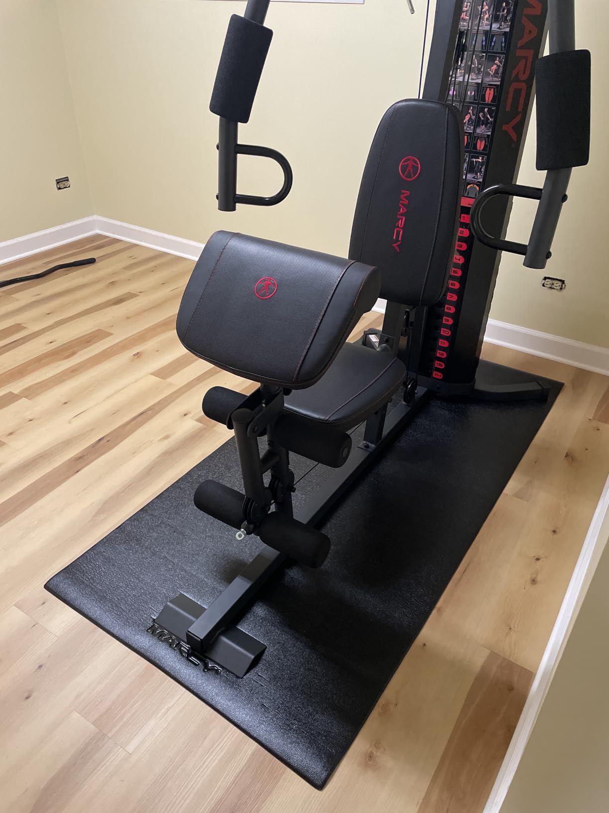 Marcy Fitness Equipment Mat and Floor Protector Compatible for Treadmills, Elliptical, Exercise Bikes, Stationary Cycles and Accessories customer photo 1