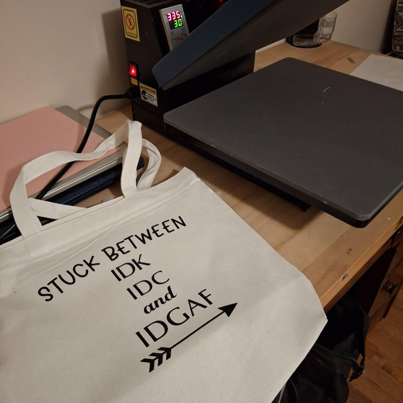Fancierstudio Digital Heat Press 15 x 15 Sublimation Rhinestone Heat T-Shirt Machine15x15 B/BLK customer photo 1