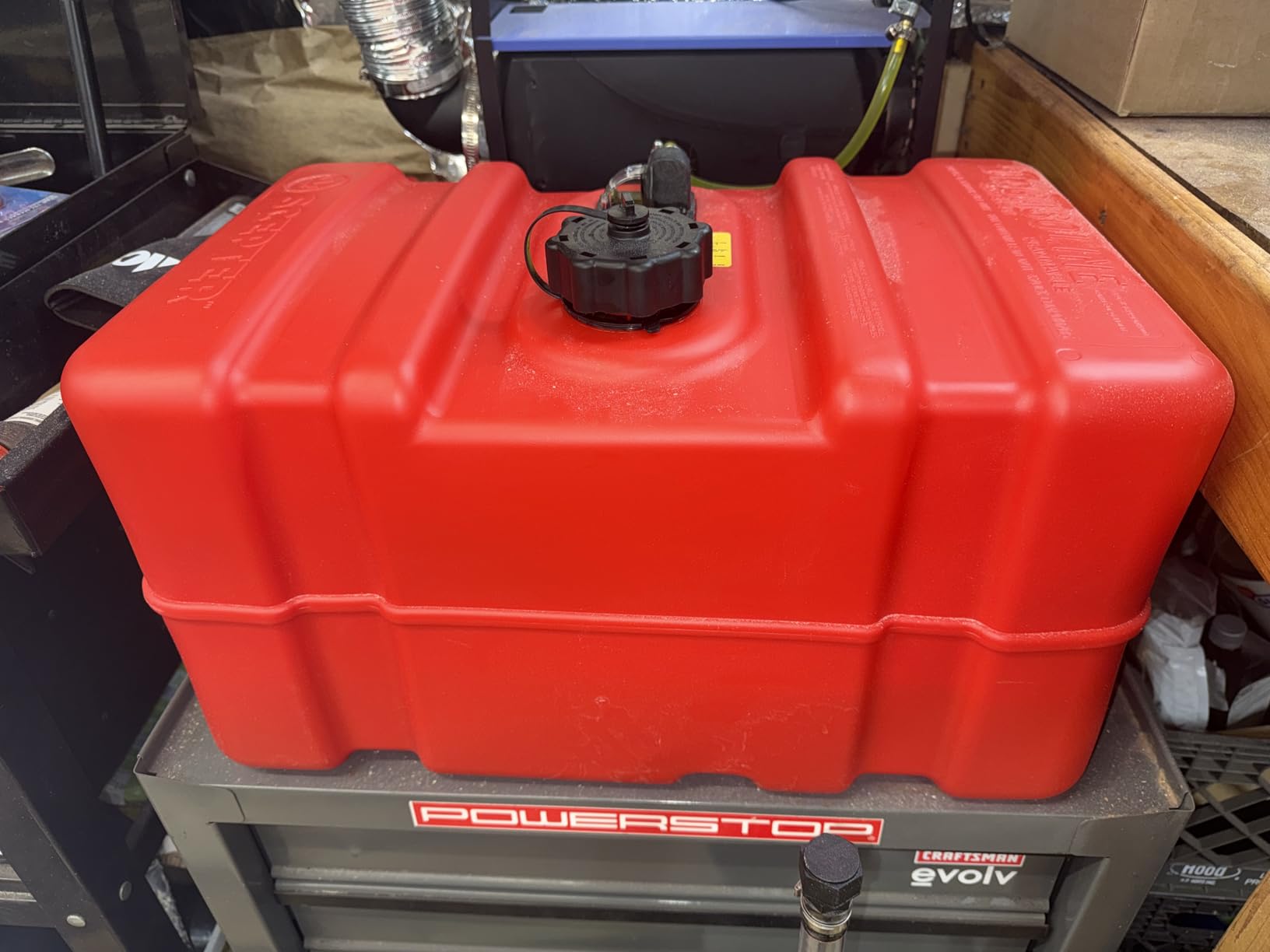 Scepter 12 Gallon Portable Marine Gas Can, Large Capacity Boat Fuel Tank customer photo 2