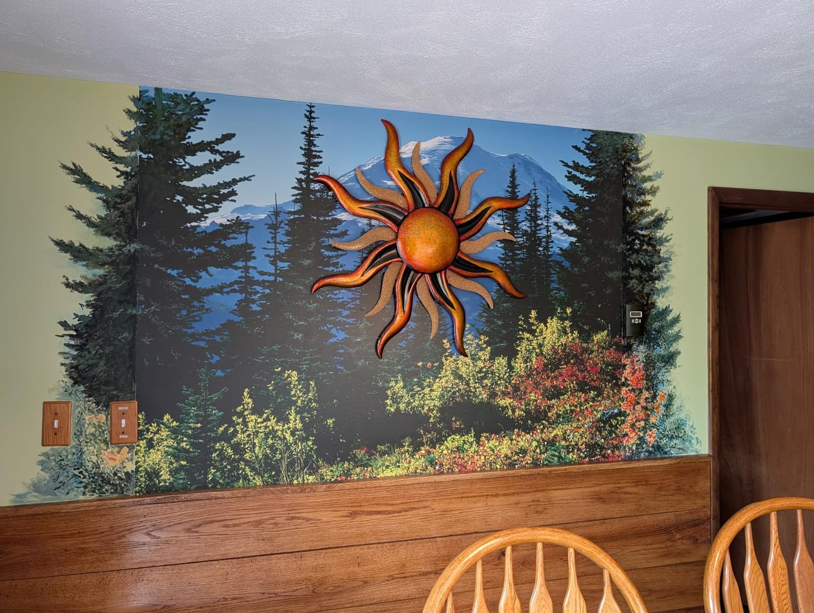 Regal Art & Gift Large Metal Sun Wall Decor, Indoor & Outdoor Sunburst Art customer photo 1