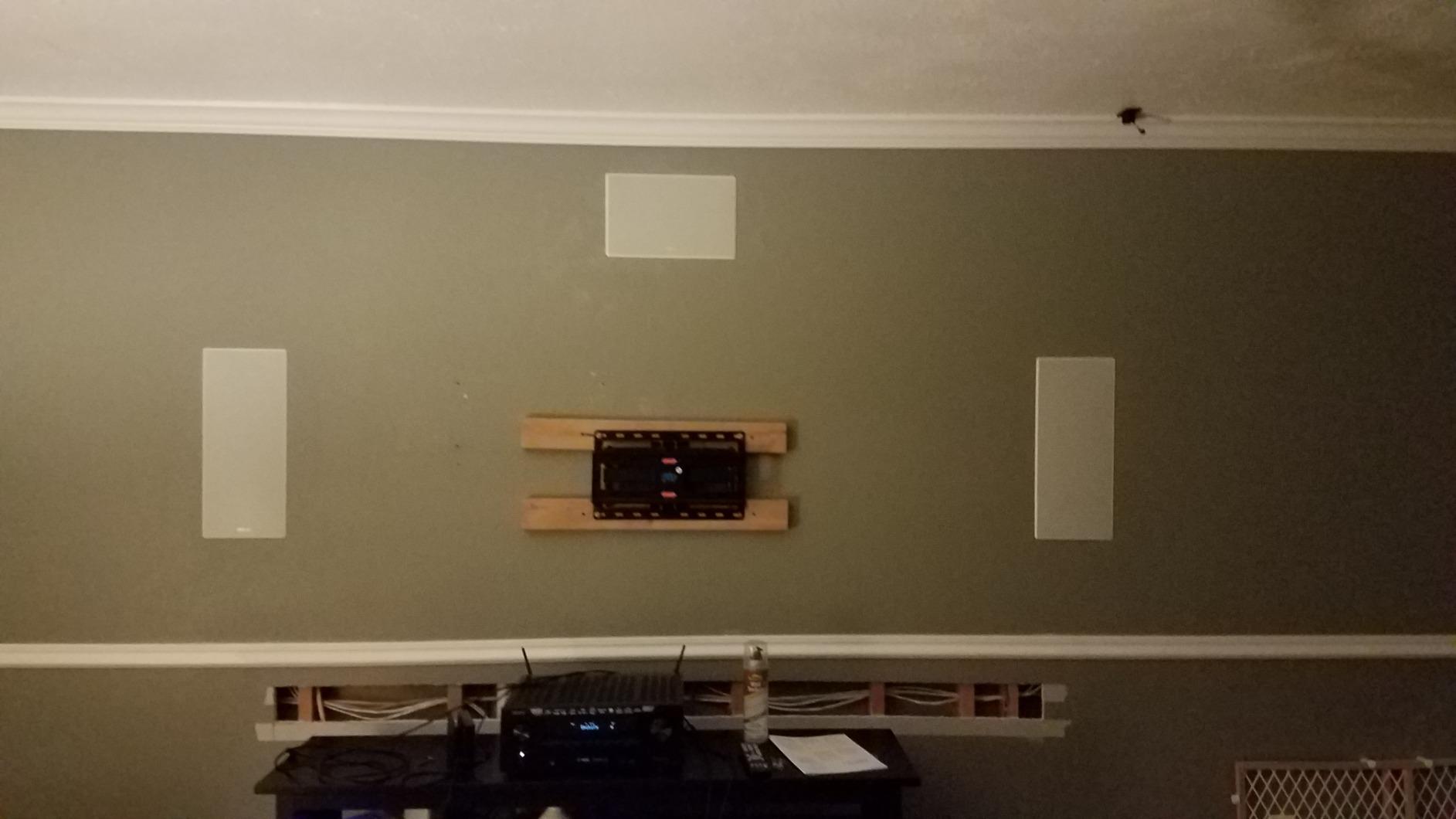 Polk Audio 255c-RT In-Wall Speaker, The Vanishing Series, Black/White customer photo 1