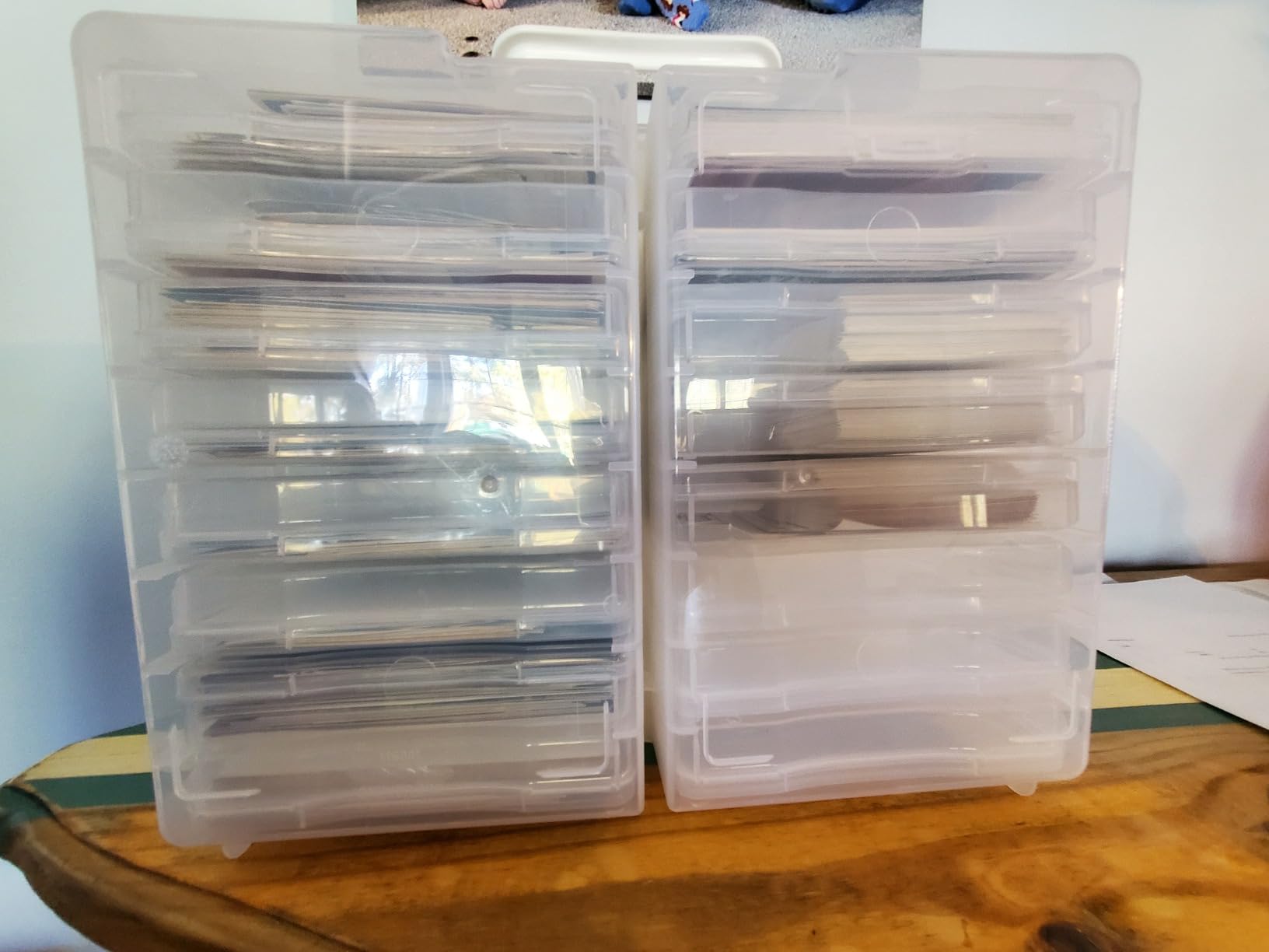 IRIS USA Photo Storage Box |Made in USA| 16 Cases - Clear customer photo 2