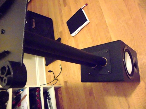 Sanus SF26B1 Black (Pr.) 26-inch Speaker Stands customer photo 2