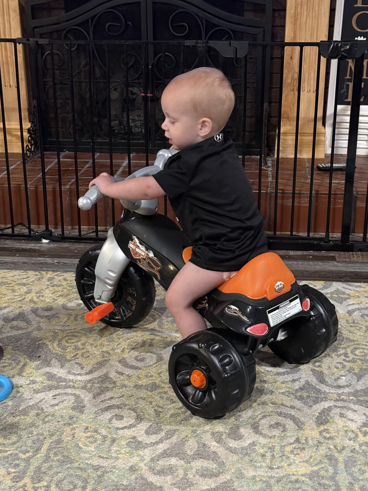 Fisher-Price Harley-Davidson Tough Trike Toddler Toy, Max 55 lb customer photo 2