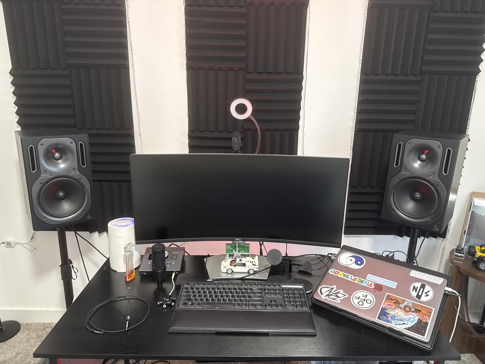 Rockville RVSM1 Black Pair Adjustable Height Studio Monitor Speaker Stands customer photo 2