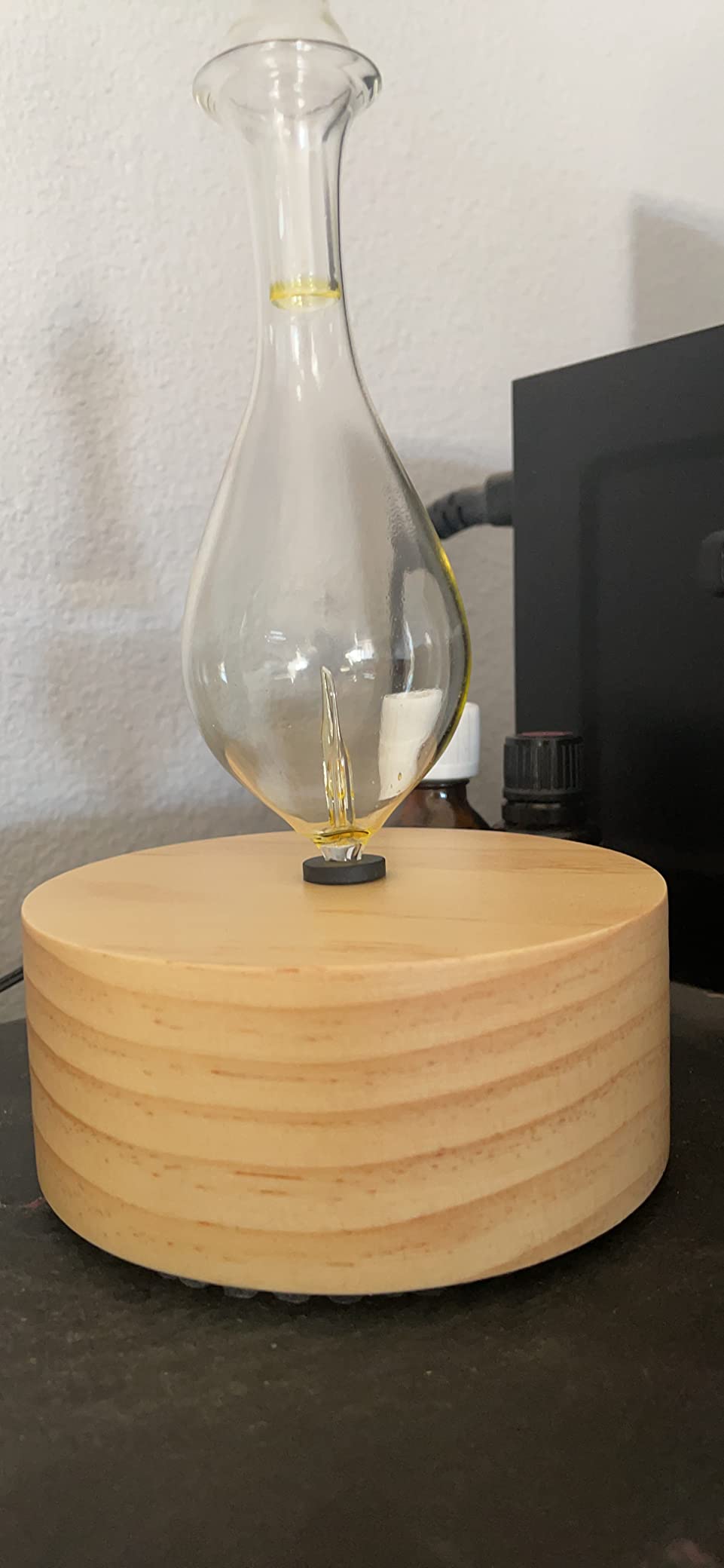 ArOmis Premium Glass Essential Oils Nebulizer - Waterless Diffuser for Aromatherapy - Handmade Oil Diffuser, Wooden Base, No Plastic, No Heat, No Battery, No LEDs - Solum Lux Merus customer photo 2