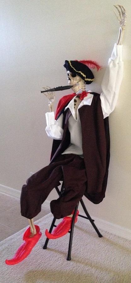 Crazy Bonez Original Pose-N-Stay Halloween Skeleton, 5 FT – Life-Size | Realistic, Fully Poseable Indoor & Outdoor Decoration, Durable Plastic Spooky Prop for Yard, Porch, Haunted House customer photo 2