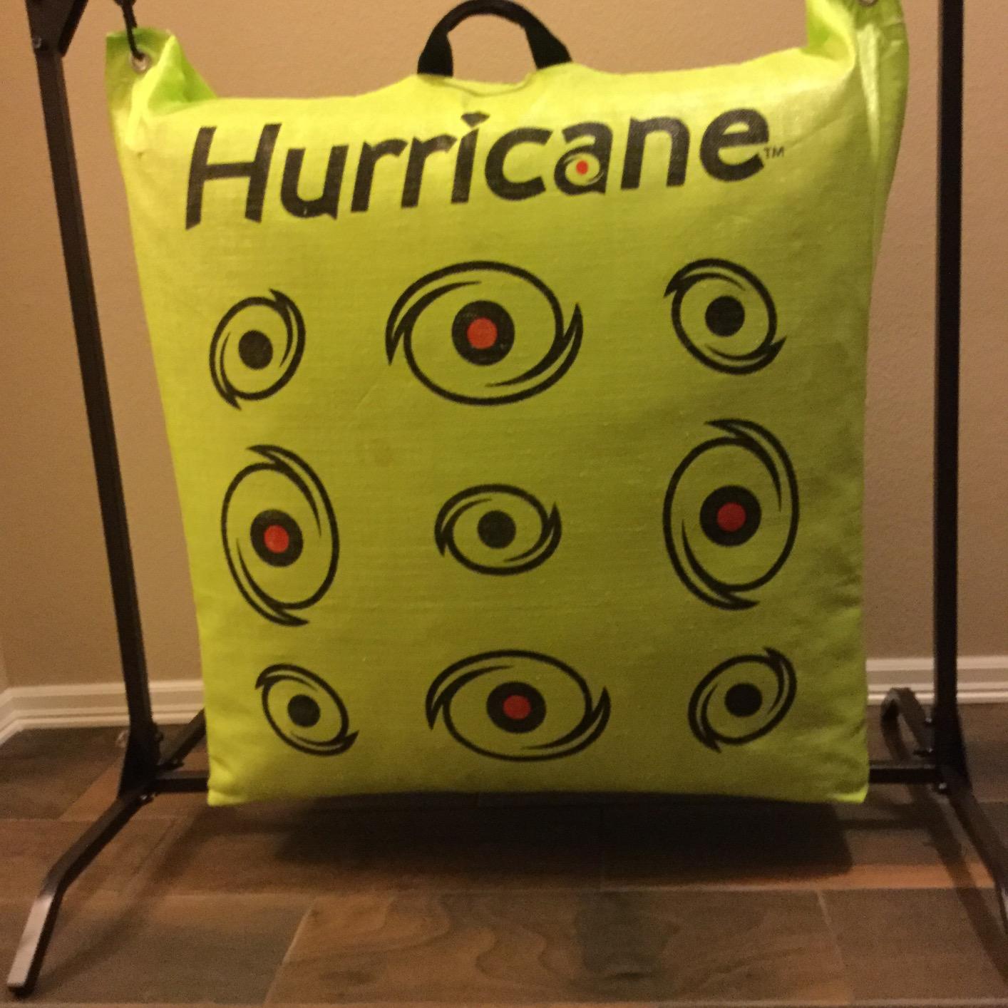 Hurricane 2-Sided High-Velocity Archery Bag Target, High-Visibility Aiming Points, Off-Center Deer Vitals on Back, Heavy-Duty Handle for Easy Transport customer photo 1
