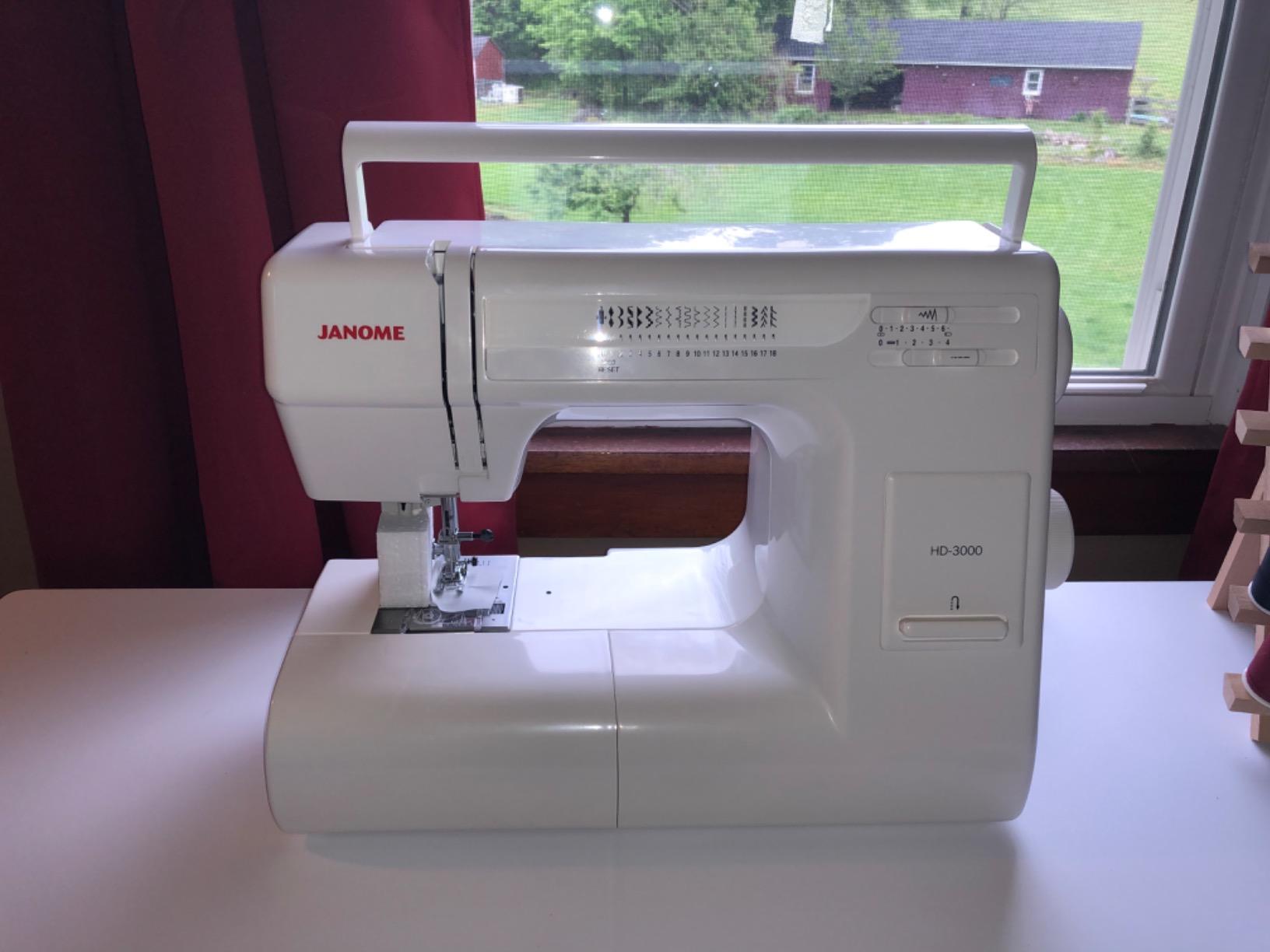 Janome HD3000 Heavy-Duty Sewing Machine with 18 Built-in Stitches + Hard Case customer photo 1