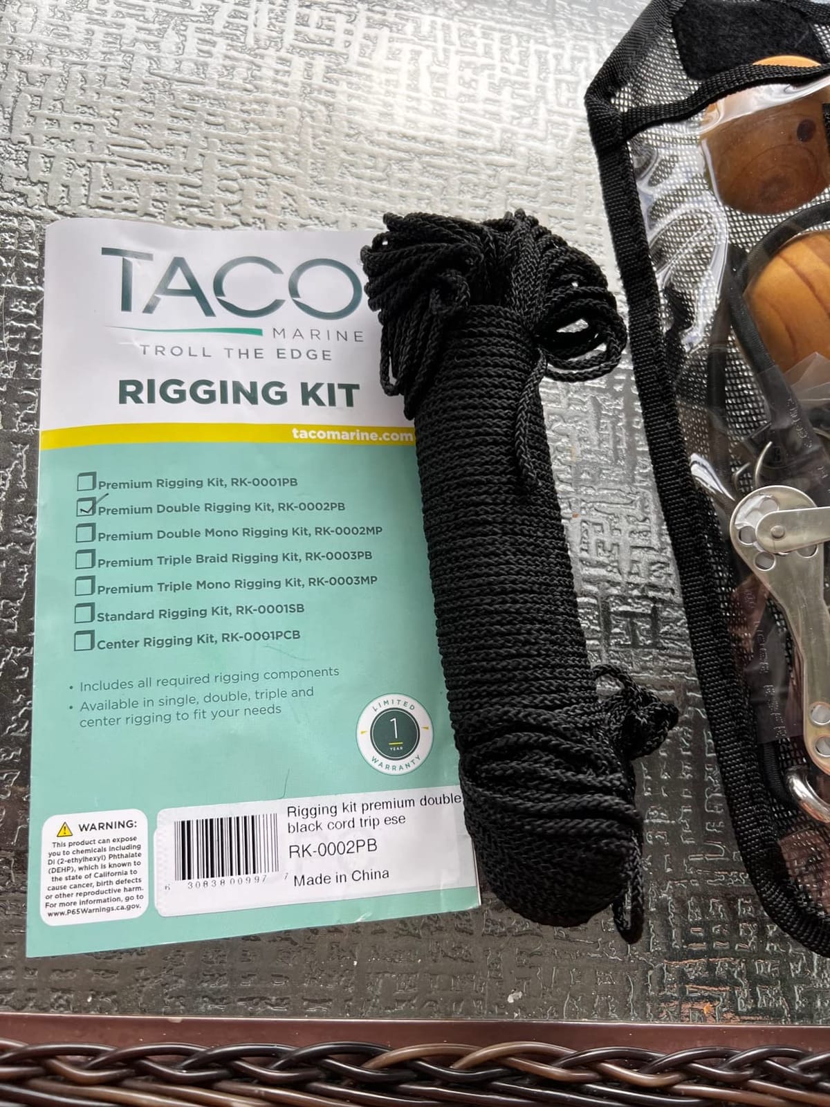 TACO Marine RK-0002PB Marine Premium Double Rigging Kit for 2 Outriggers customer photo 1