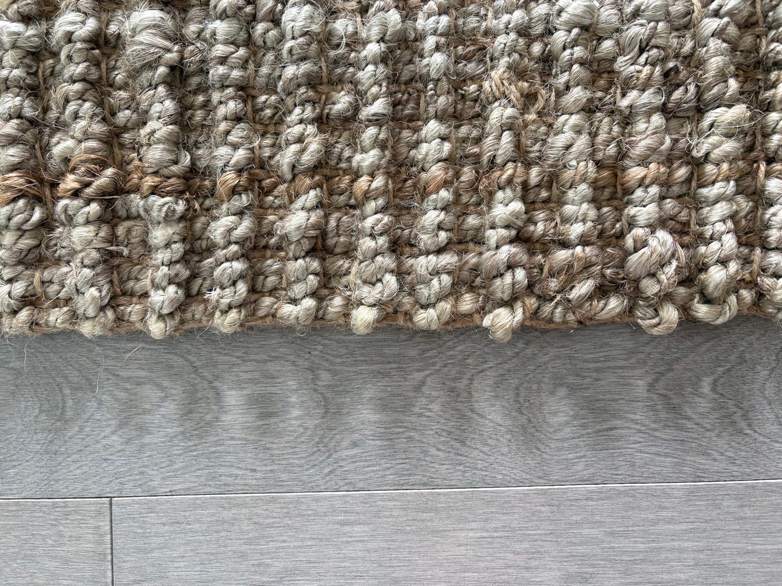 SAFAVIEH Natural Fiber Accent Rug 3x5, Jute Knotted Natural NF447A customer photo 2