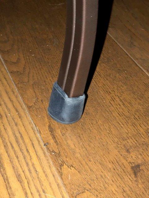 Powell Company Big and Tall Copper Stamped Back Barstool with Arms Bar Stool, Bronze customer photo 1