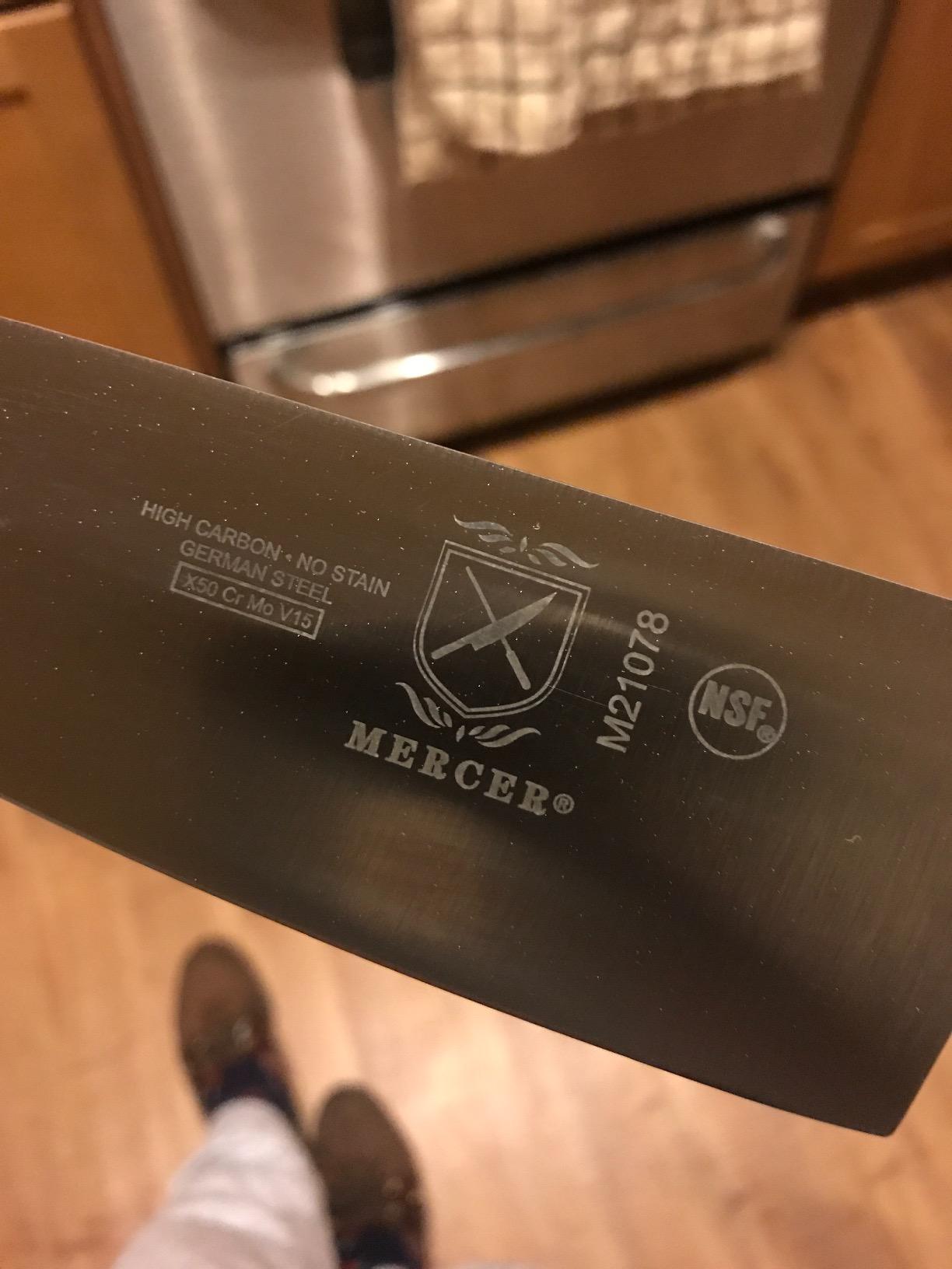 Mercer Culinary M21078 Genesis 8-Inch Short Bolster Chef's Knife,Black customer photo 1
