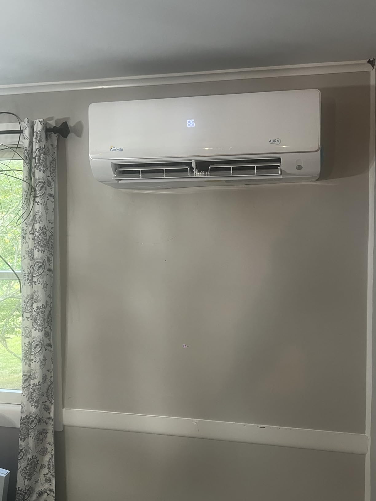Senville AURA Mini Split Air Conditioner, Heat Pump, White, 12000 BTU customer photo 1
