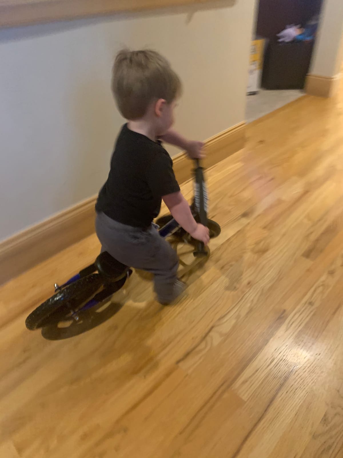 Strider 12 Sport, No Pedal Balance Bike for Kids Ages 1–4 Years, Blue customer photo 2