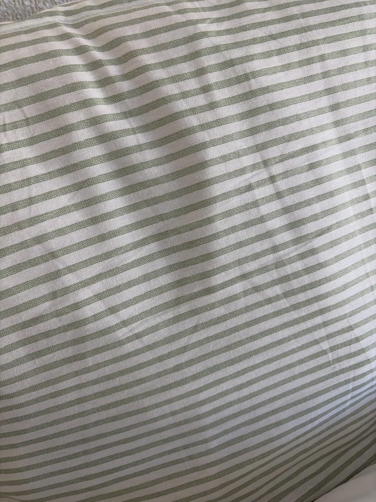 Laura Ashley – Standard Quilted Sham, Soft Cotton Decorative Pillow Cover with Envelope Closure, Ruffle Trellis Design, 20x26, Cottage Core Decor (Ruffled Garden) customer photo 1