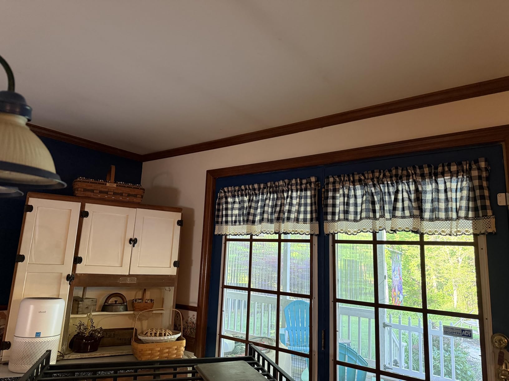 ACHIM Buffalo Check Valance Window Curtains - 58 Inch Width, 14 Inch Length - Black & White Plaid - Light Filtering Farmhouse Country Drapes for Bedroom Living & Dining Room Home Decor customer photo 2
