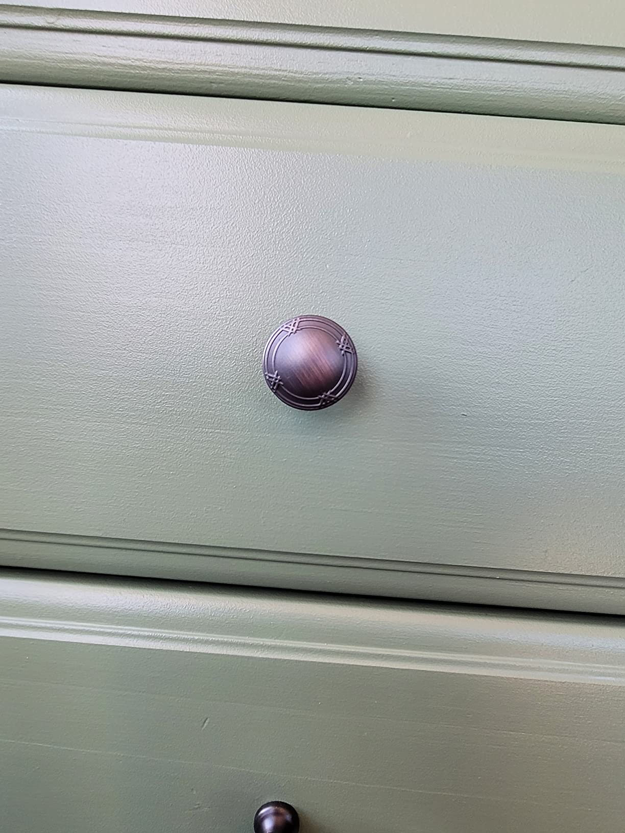 Cosmas 10 Pack 9462ORB Oil Rubbed Bronze Craftsman Knob 1-5/16 Inch customer photo 1
