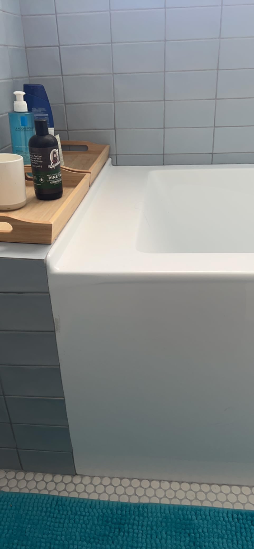KINGSTON BRASS VTDE603122R 60-Inch Contemporary Alcove Acrylic Bathtub with Right Hand Drain and Overflow Holes, White customer photo 2