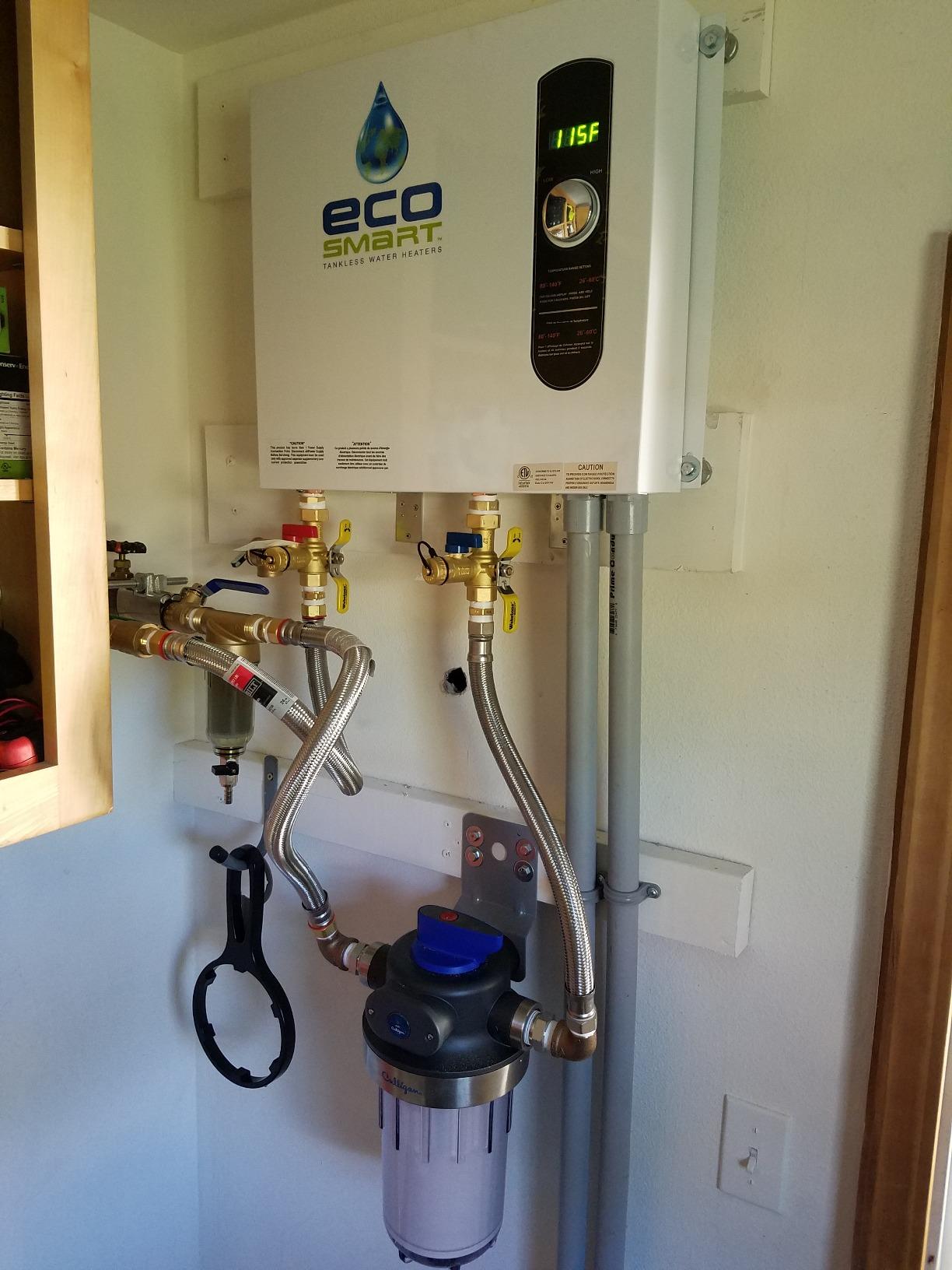 Ecosmart ECO 36 36kw 240V Electric Tankless Water Heater, White customer photo 1