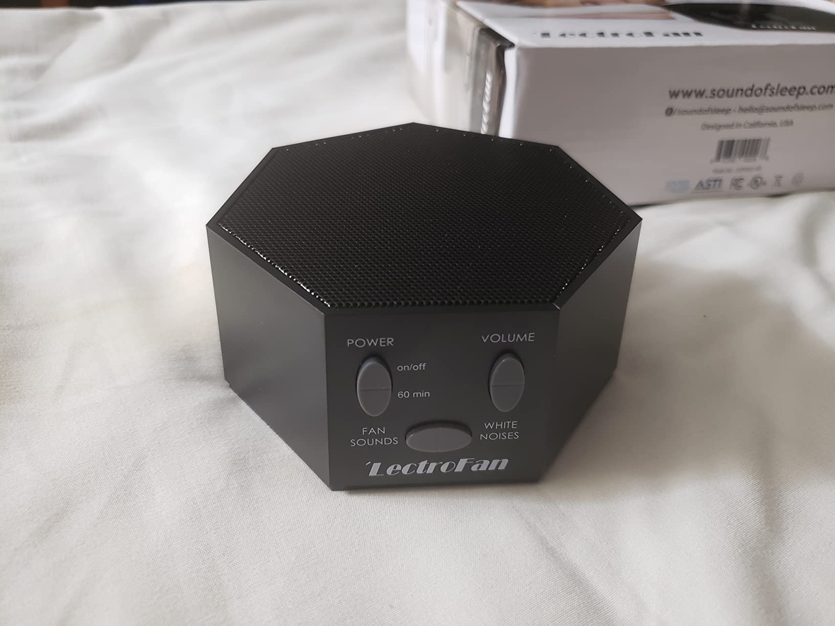 Adaptive Sound Technologies LectroFan Classic Sound Machine, Black customer photo 2