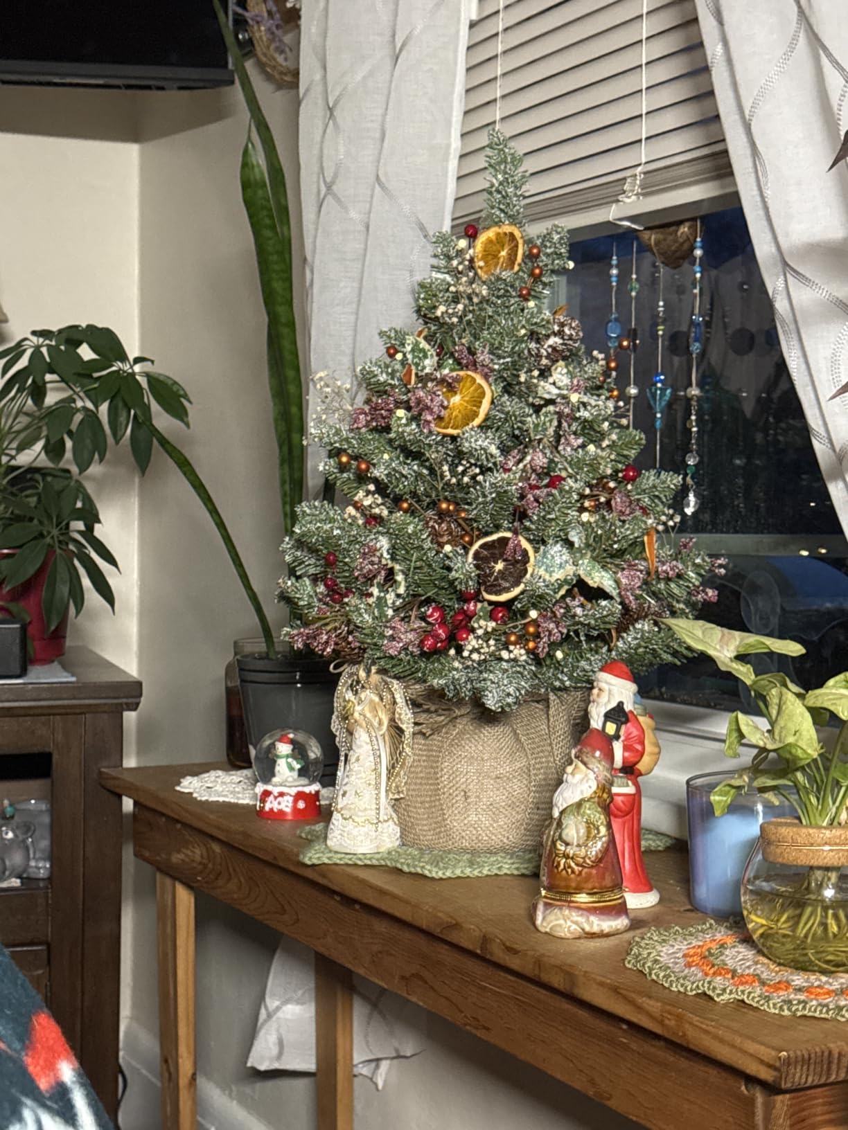 National Tree Company 2ft Pre-Lit Flocked Mini Artificial Christmas Tree customer photo 2
