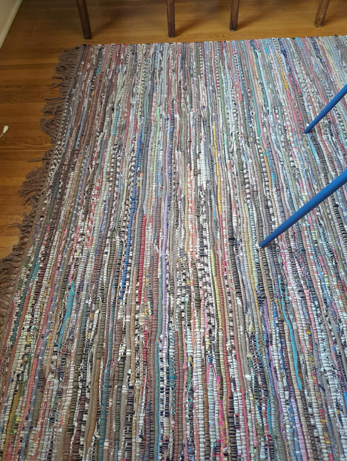 SAFAVIEH Rag Rug Cotton Area Rug 9'x12', Farmhouse Yellow & Multi RAR121H customer photo 2