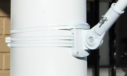 Grace Alley 6 Ft Tangle Free Spinning Flag Pole, White Aluminum customer photo 1