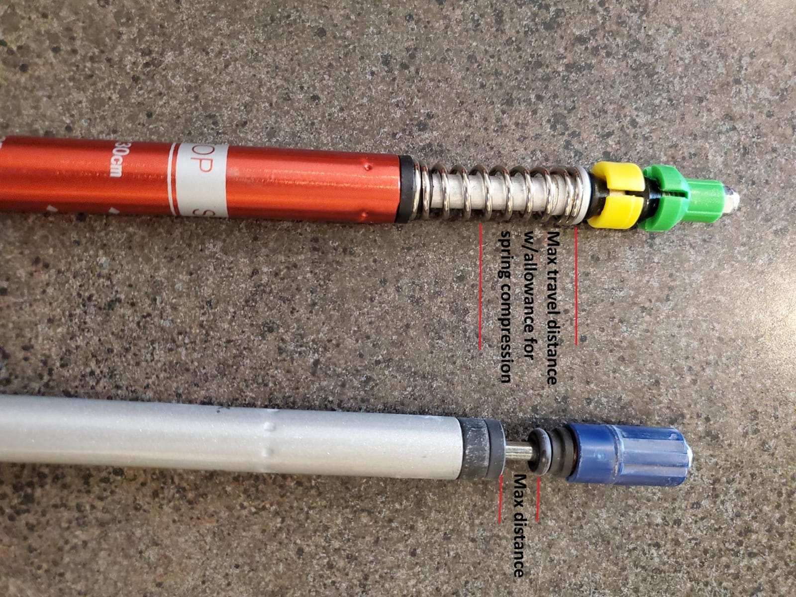 Telescopic Trekking Poles for Hiking, Anti-Shock Nordic Walking Sticks customer photo 1