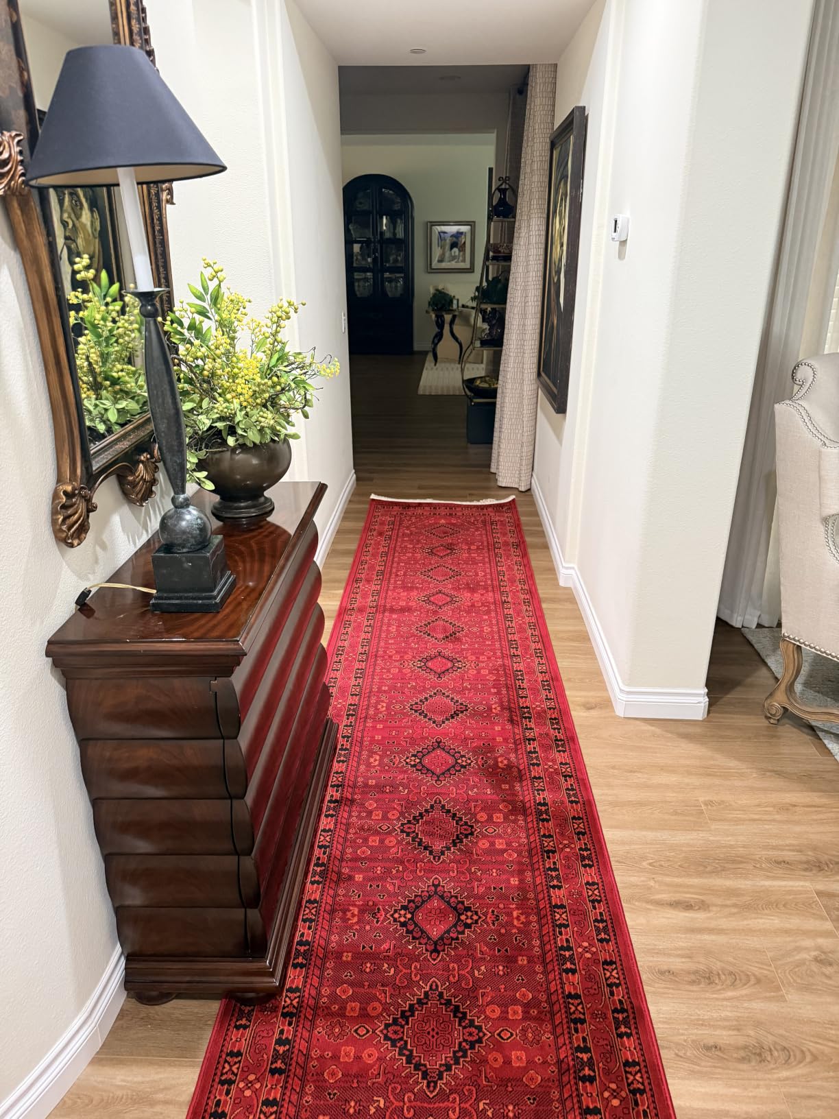 Unique Loom Tekke Collection Area Rug - Sheibani (7' 1