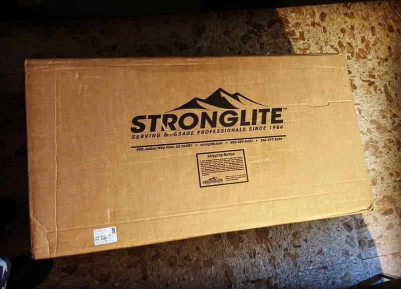 STRONGLITE Portable Massage Chair Ergo Pro II - Ultra-Strong, Lightweight, Foldable Tattoo Spa Chair with Wheels & Carry Case (600lbs Working Weight), Black customer photo 1