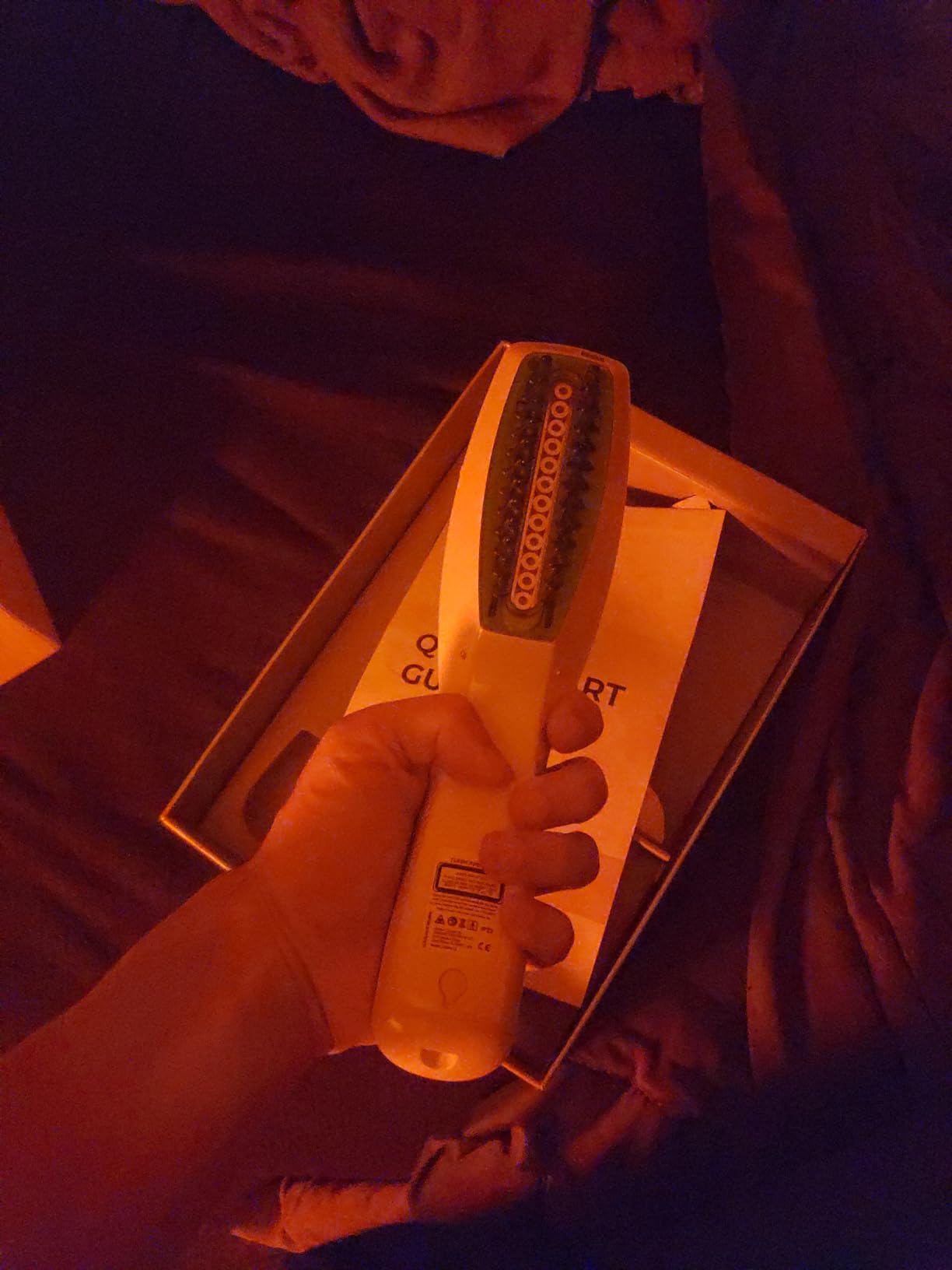 Hairmax Ultima 12 LaserComb, FDA Cleared Hair Regrowth Red Light Therapy customer photo 2