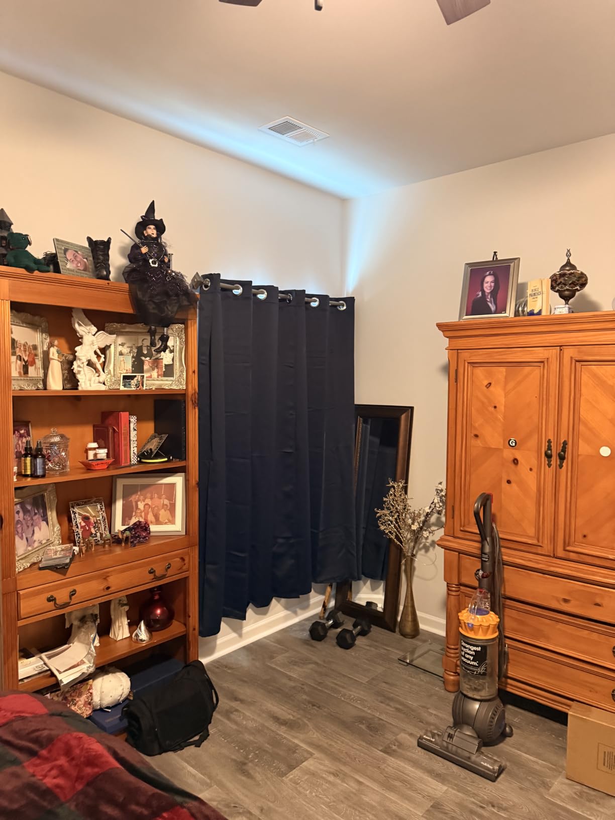 NICETOWN Grey Blackout Curtains for Bedroom 84 Inches Long, 2 Panels, W52 customer photo 1