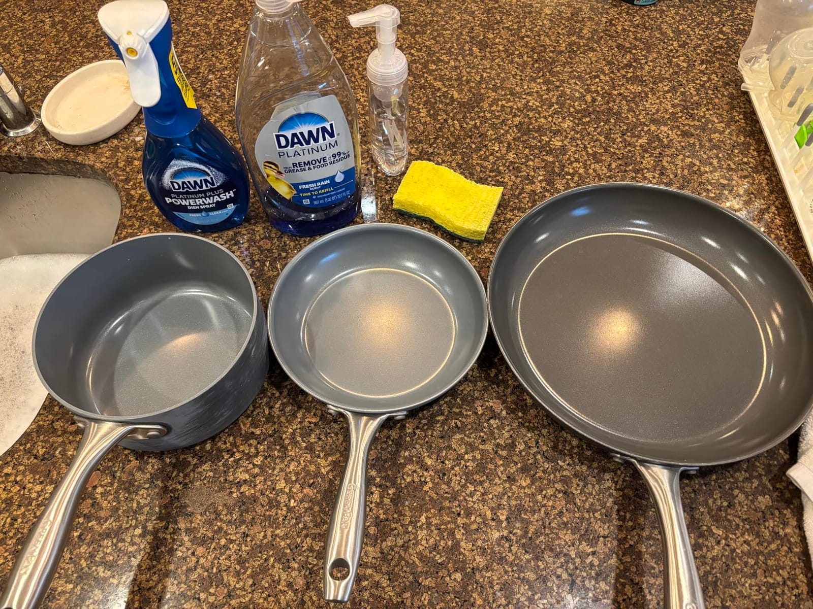 GreenPan Lima Hard Anodized Healthy Ceramic Nonstick 12 Piece Cookware Pots and Pans Set, PFAS-Free, Oven Safe, Gray customer photo 2