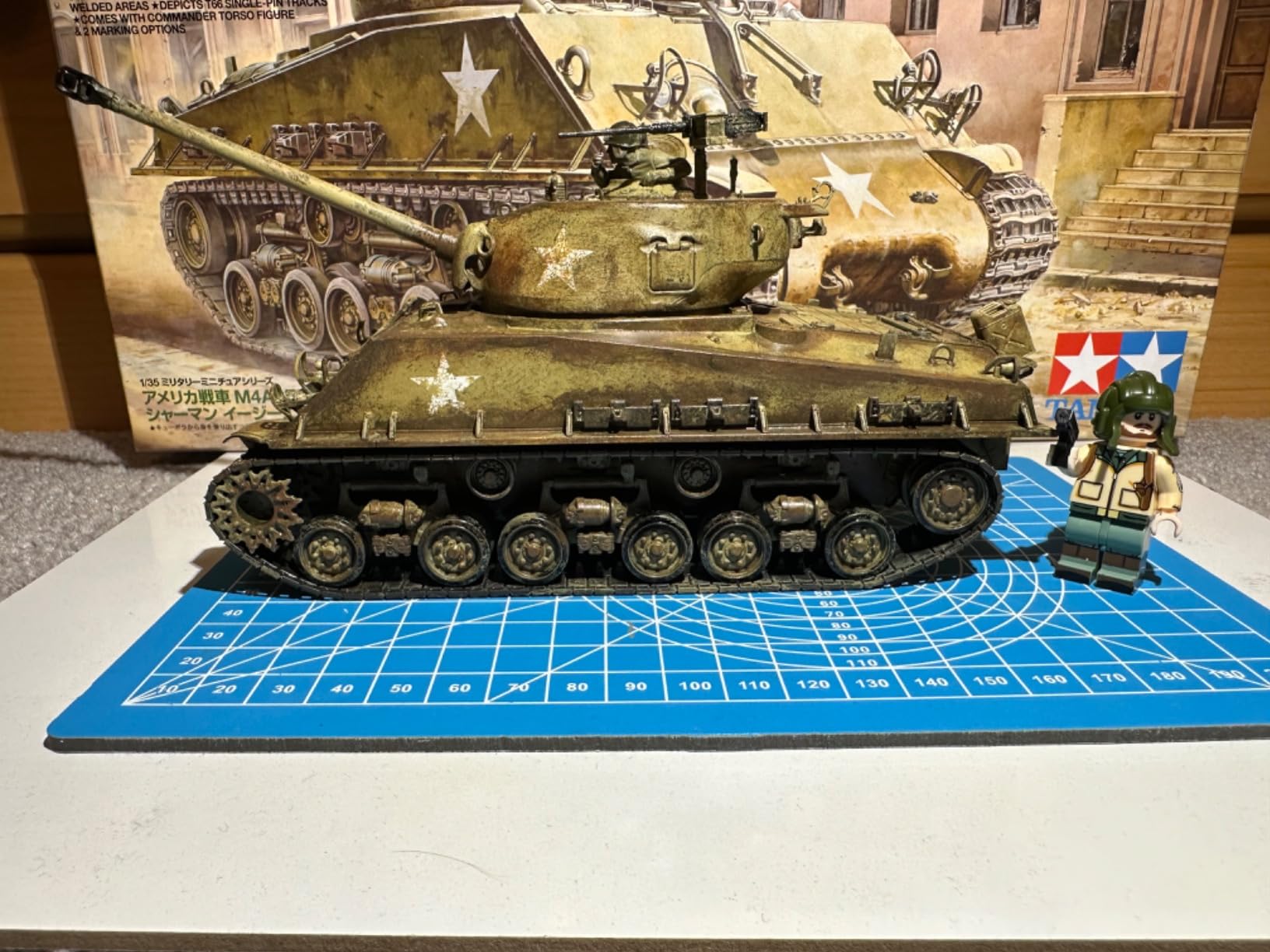 Tamiya 35346 1/35 US Medium Tank M4A3E8 Sherman Plastic Model Kit customer photo 2