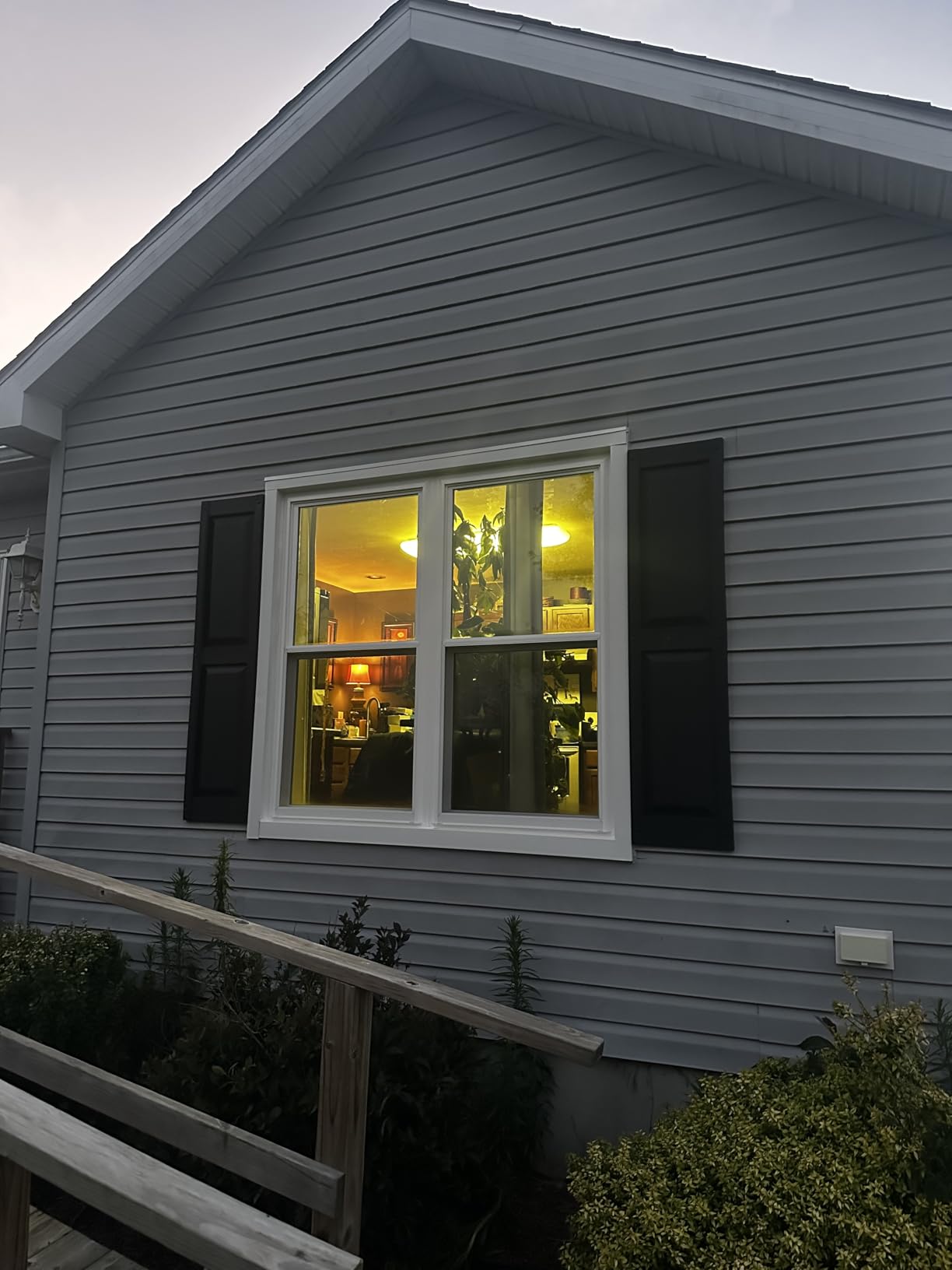 Ekena Millwork Lifetime Vinyl LP2S12X03500BL Standard Two Equal Panel Vinyls, Raised Panel Vinyl Shutters, w/Installation Shutter-Lok's & Matching Screws (Per Pair), 12