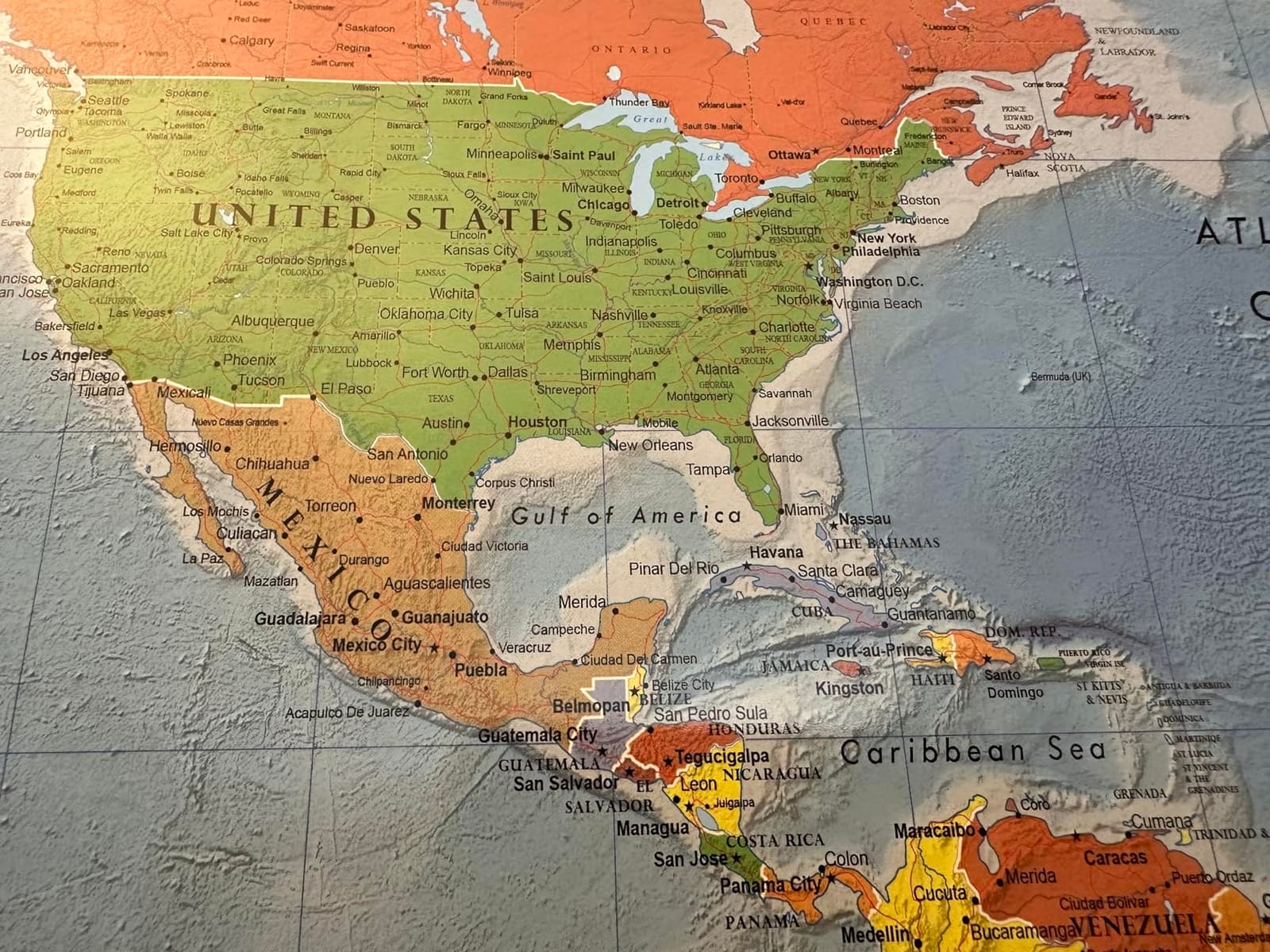 Swiftmaps World Premier Wall Map Poster Mural 24h x 36w Paper Folded customer photo 1