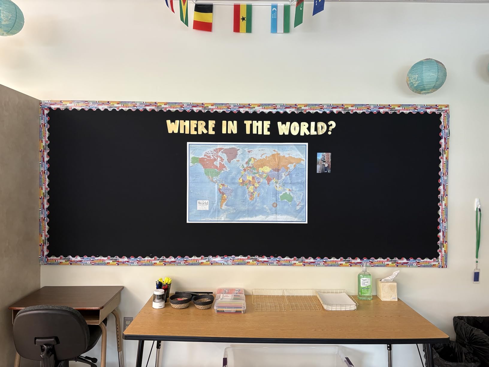 Swiftmaps World Premier Wall Map Poster Mural 24h x 36w Paper Folded customer photo 2