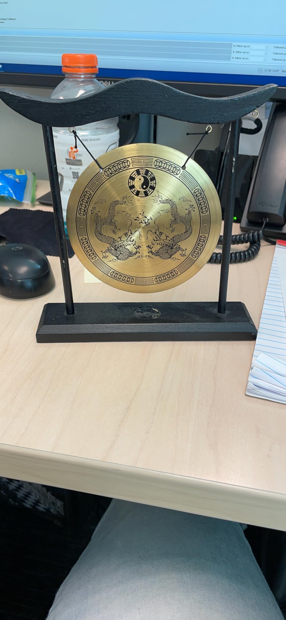 Zen Art Brass Feng Shui Desktop Gong H1303 customer photo 1