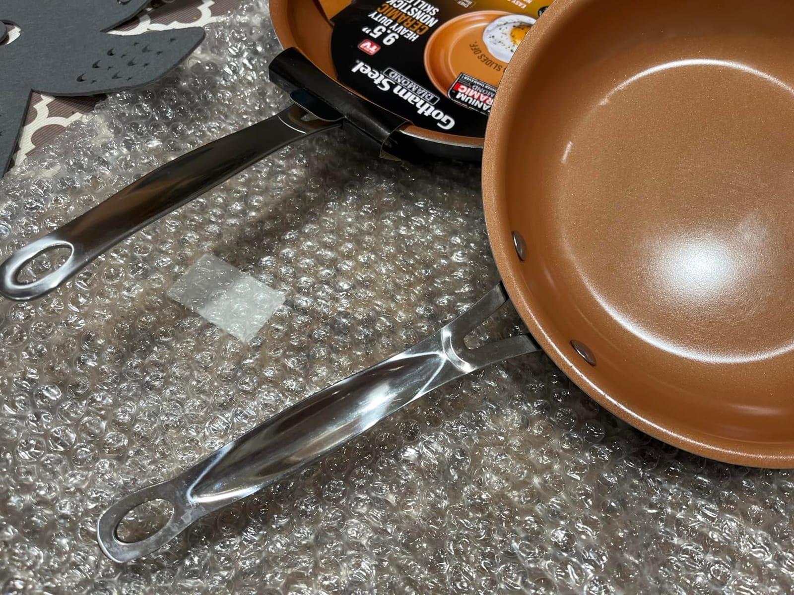 GOTHAM STEEL 9.5 Inch Copper Non Stick Frying Pans Skillet customer photo 1