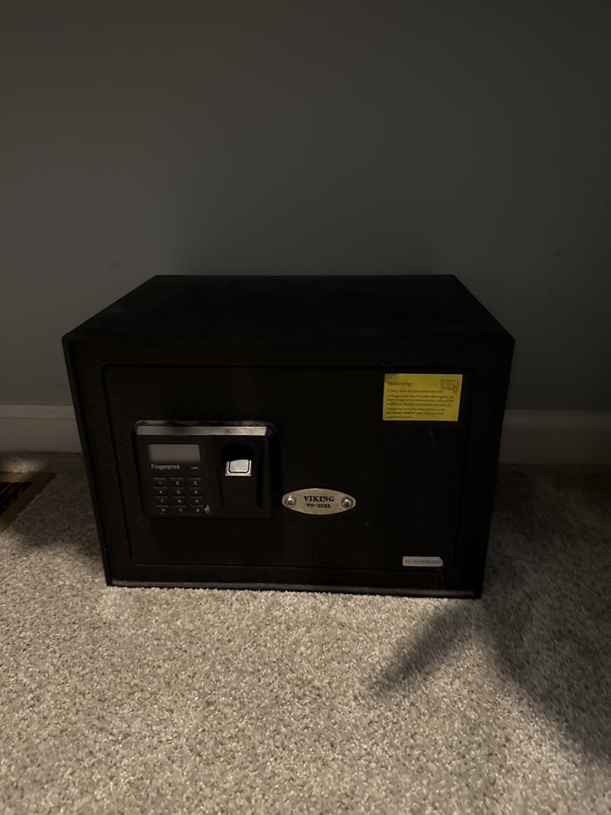 Viking Security Safe VS-14BL Top-Opening Biometric Drawer Safe customer photo 1