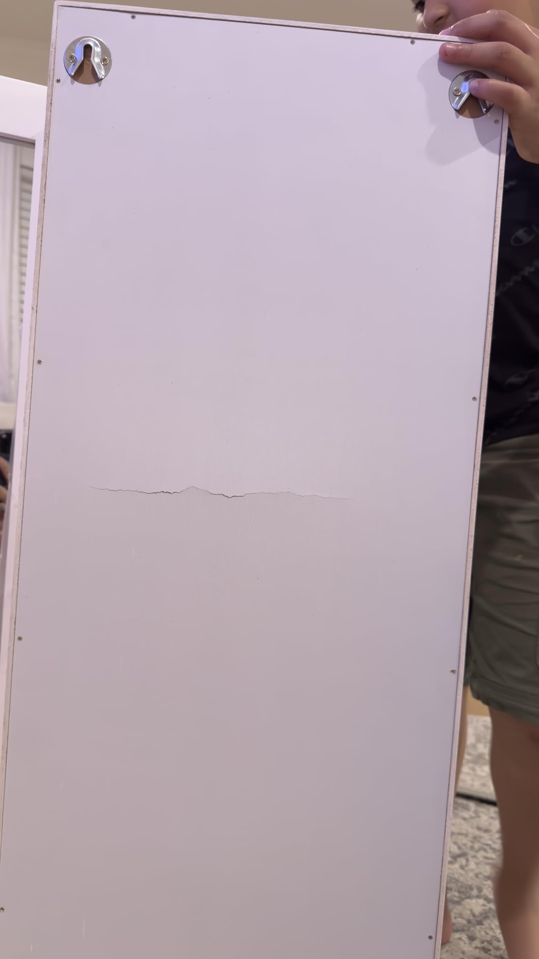 Wall Mounted Ironing Board with Storage Cabinet,Built in Ironing Board & Folding Support Leg, Wall-Mounted Mirrors for Home, Apartment & Small Spaces customer photo 2