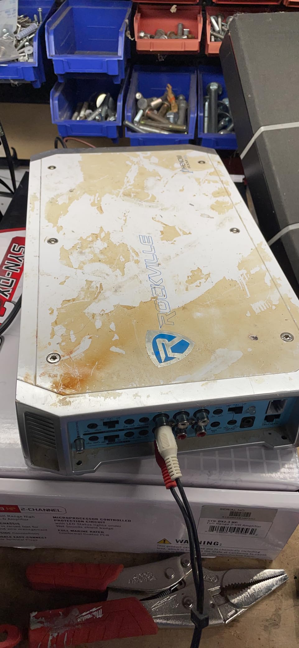 Rockville RXM-S6 Marine/Boat 6 Channel Amplifier with PA Microphone customer photo 1