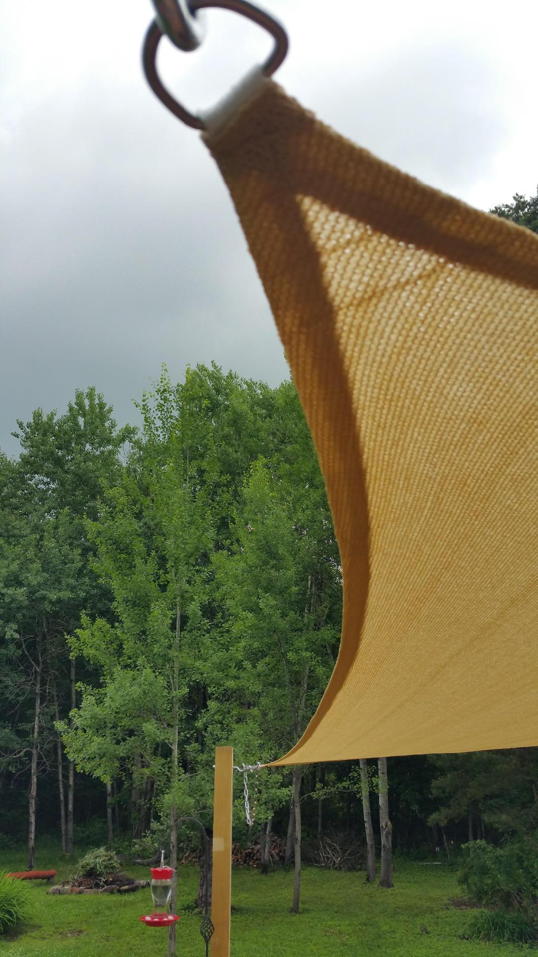 Shade&Beyond 8'X10' Sun Shade Sail Sand Rectangle customer photo 2