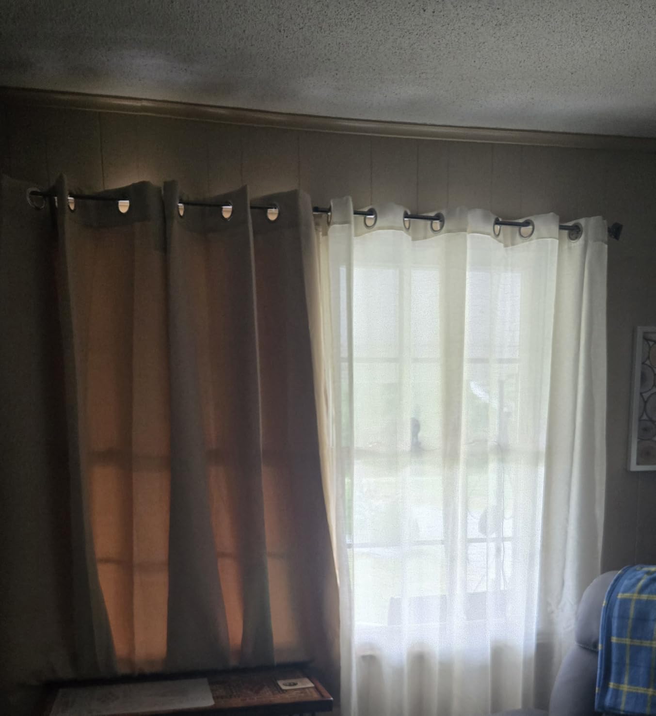 NICETOWN Noise Reducing Blackout Curtains, 2 Panels, 42 x 84-inch, Grey customer photo 2