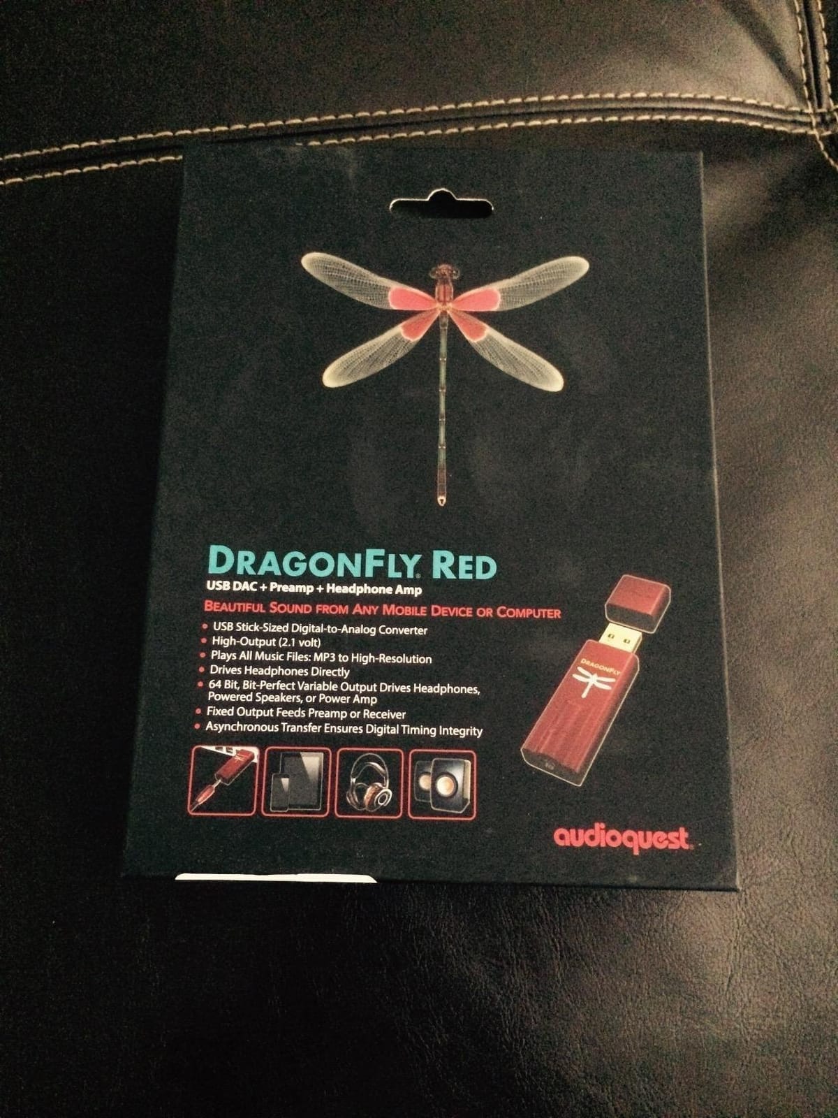 AudioQuest Dragonfly Red USB Digital-to-Analog Converter customer photo 1