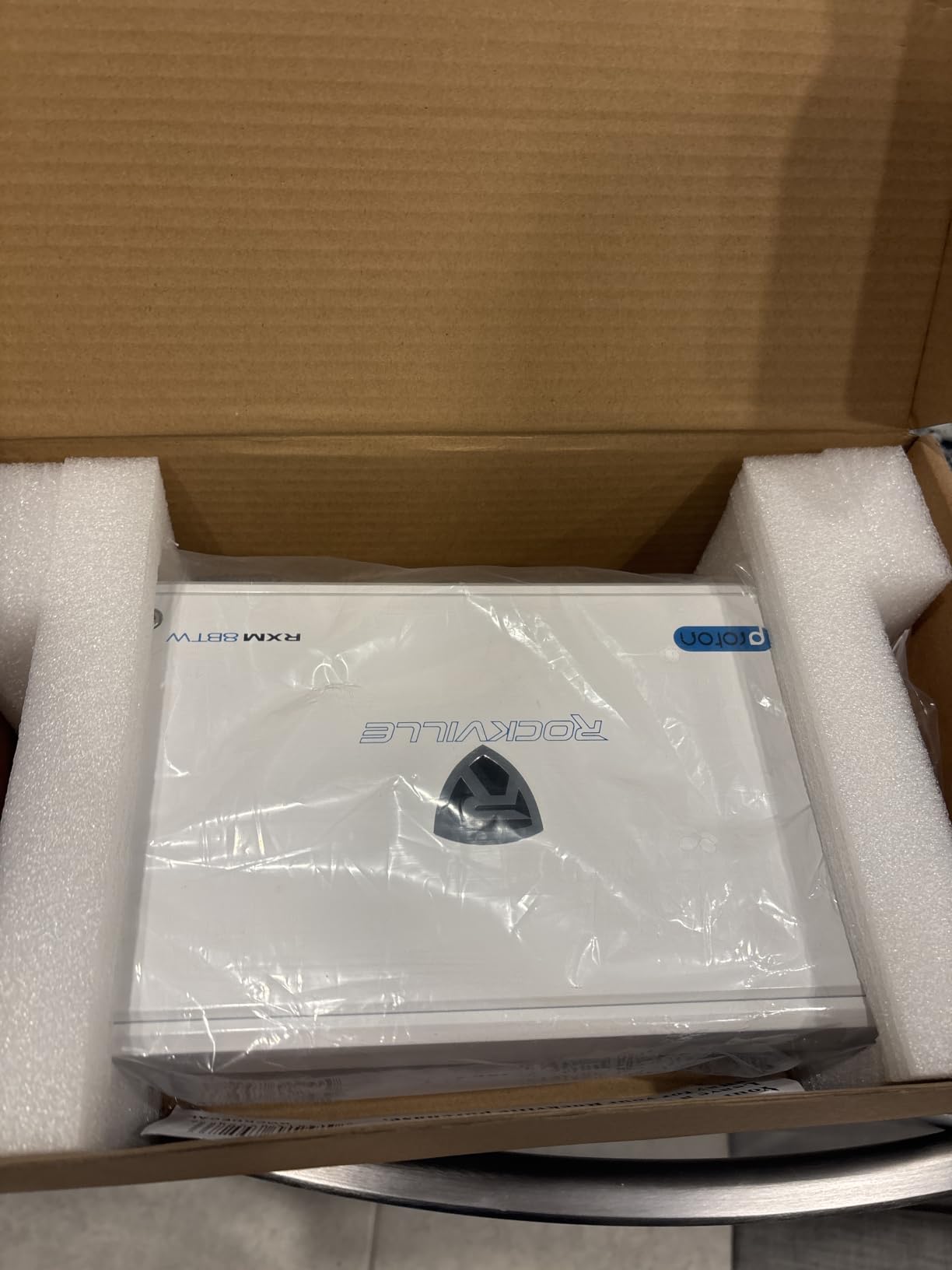 Rockville RXM8BTW 8 Channel Marine Boat Amplifier with Bluetooth, White customer photo 2